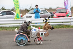 このような、遊び心満点のマシンもありました♪ ユーモア賞があったら当確です！