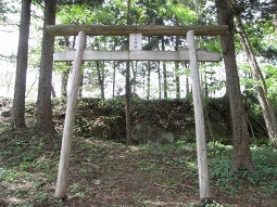 集宮。大湯の集落の外れの小さな山にあります。