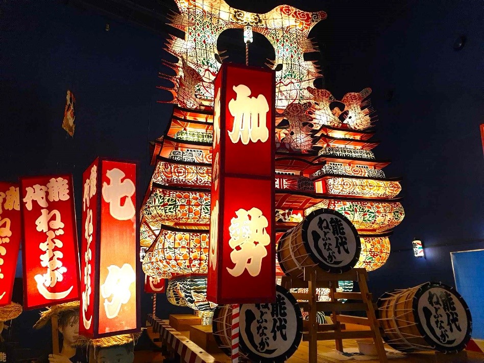 One of the two castle type Nebuta parade floats