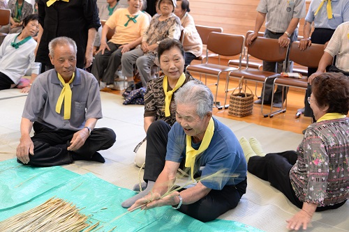 高齢者の福祉運動会の画像