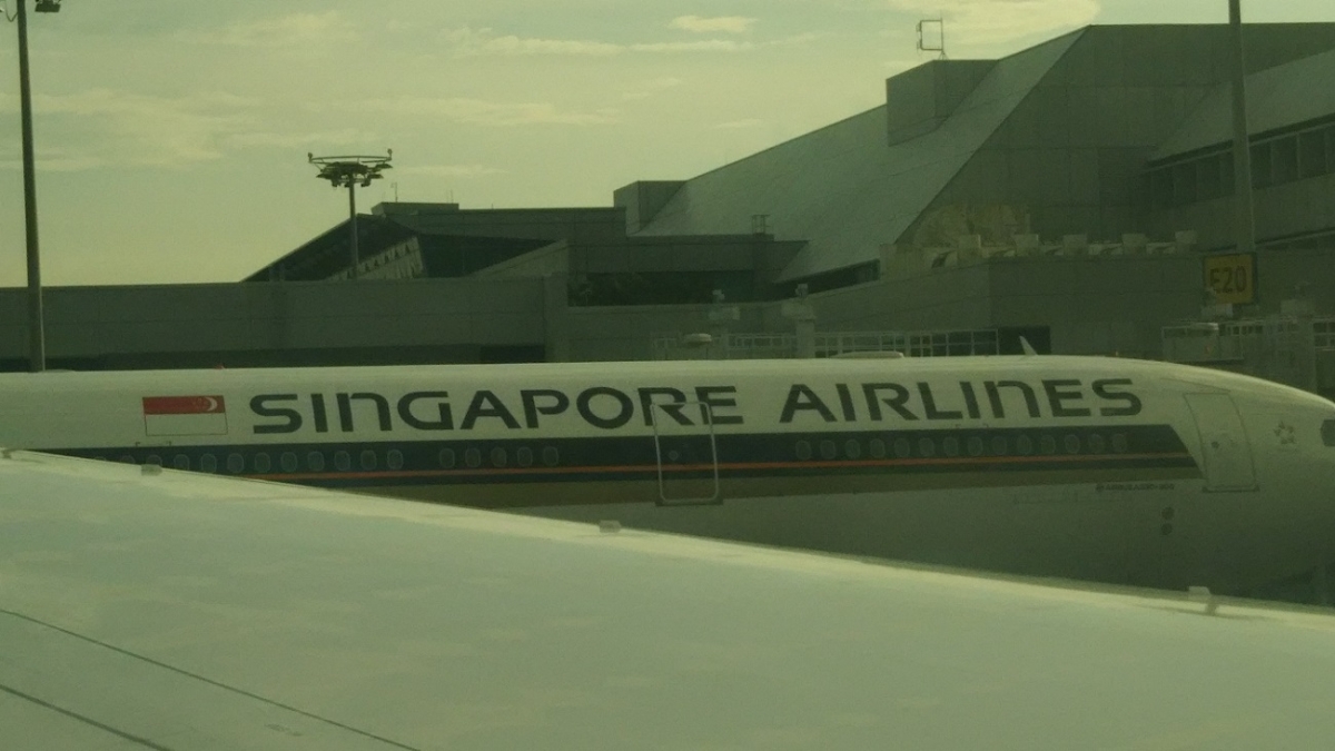 シンガポールの空港で・・・の画像